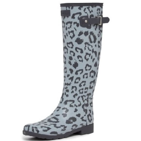 Hunter Shoes - 🎁 Hunter Original Leopard Print Refined Tall Waterproof